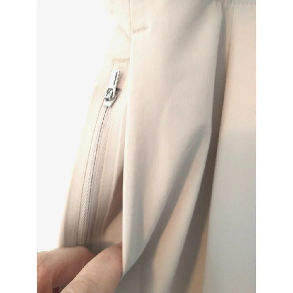 Athleta Skyline Pant II Women's Paperbag Waist Belted Beige Pockets - 18 - Picture 4 of 9